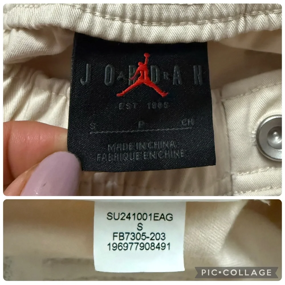 Jordan Essentials Chicago Pants in Beige size S